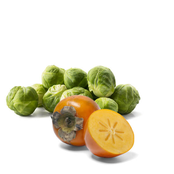 Brussels Sprouts and Persimmon