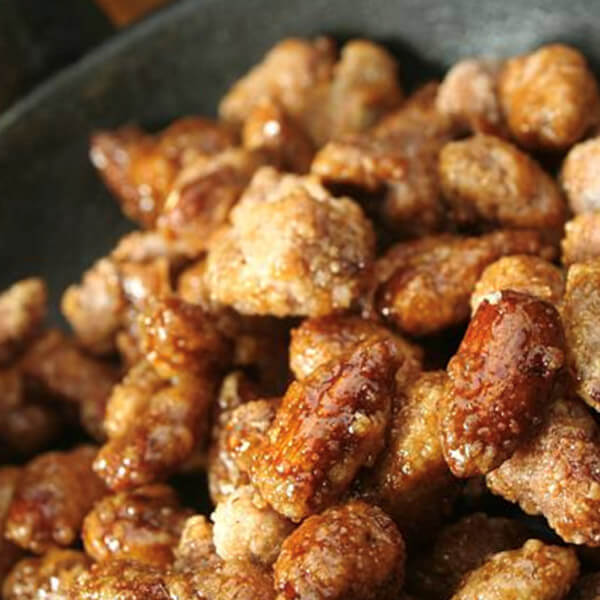 Cinnamon Spiced Candied Nuts